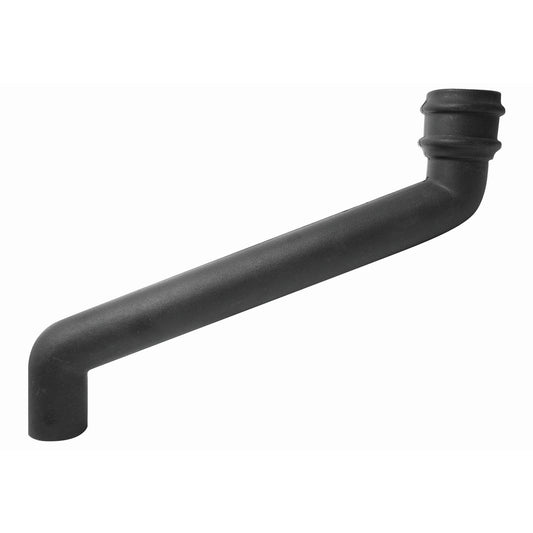Cast Iron Style Round Downpipe Offset Bend - 455 mm