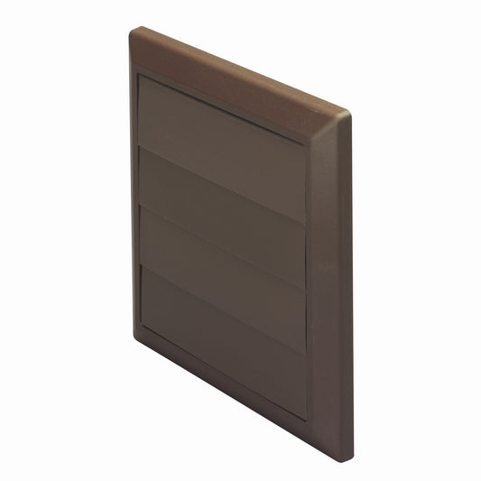 Gravity Flap Vent Round 100 mm - Brown