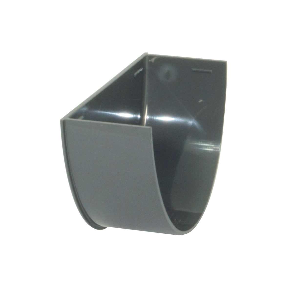 High Capacity Internal Gutter Stopend - Anthracite Grey