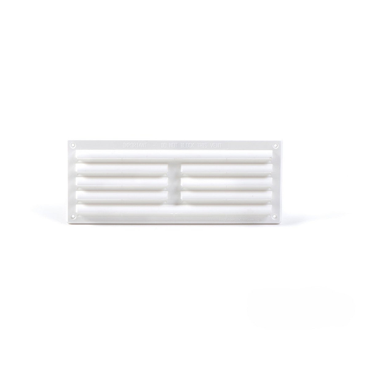 White Internal Vent Louvre - 9" x 3"