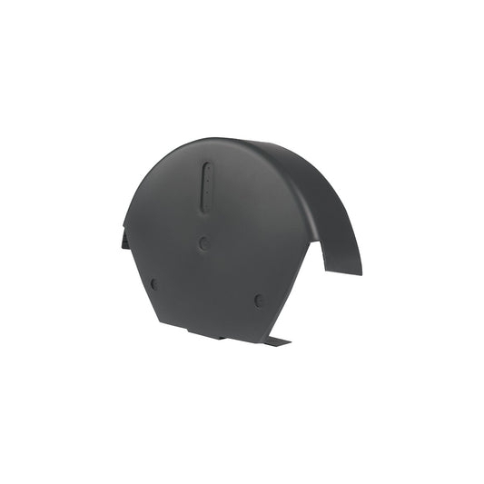 Universal Dry Fix Half Round Ridge End Cap - Grey