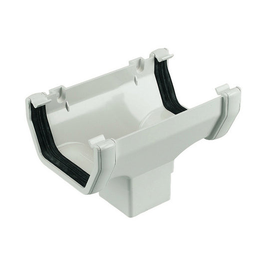 Square Running Outlet - White