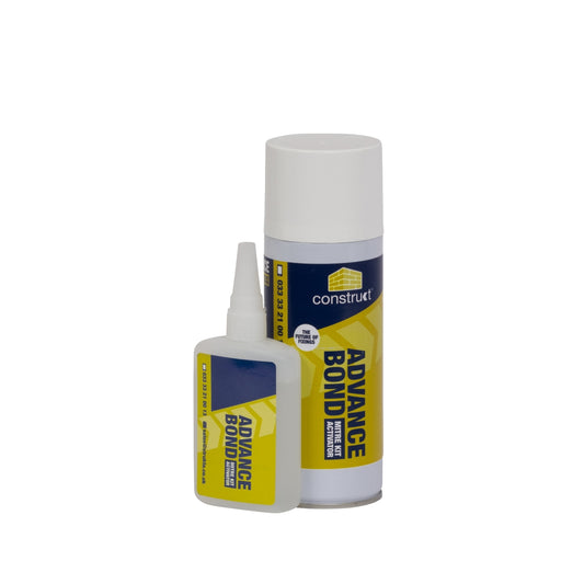 construkt® Mitre Adhesive - 100g Glue & 400 ml Activator
