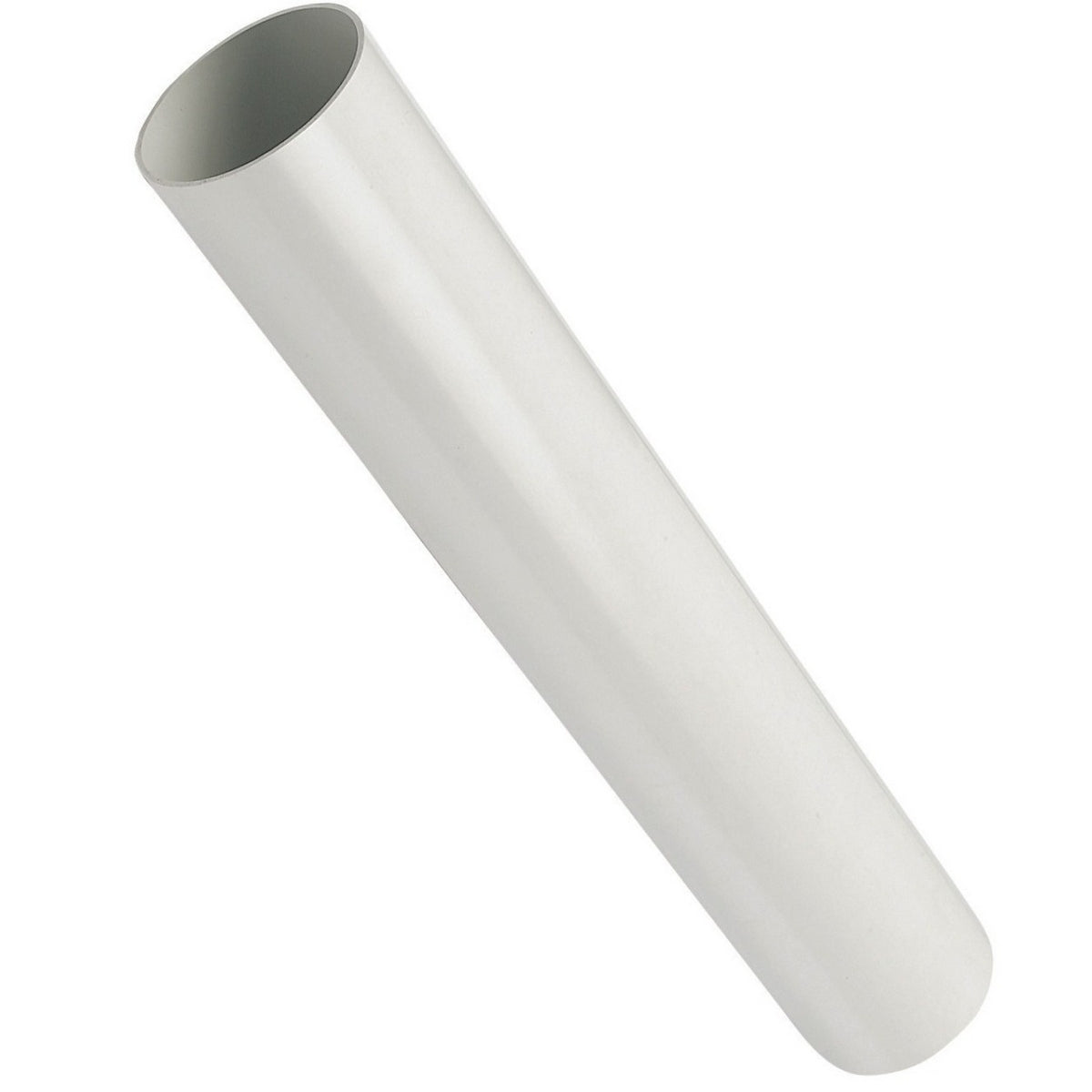 Round Downpipe 68 mm x 2.5 m - White