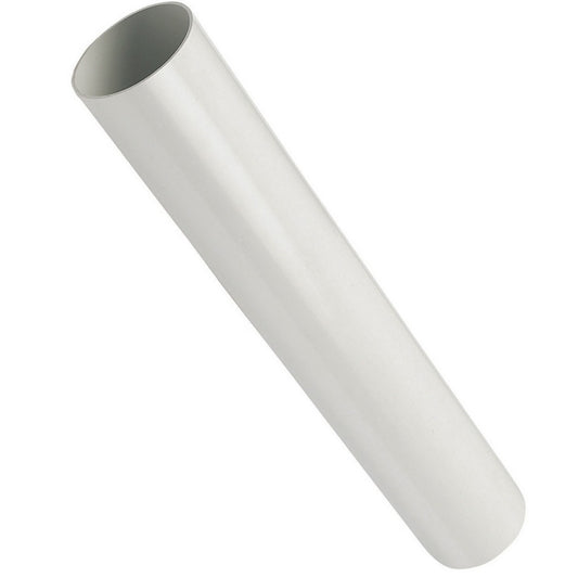Round Downpipe 68 mm x 2.5 m - White