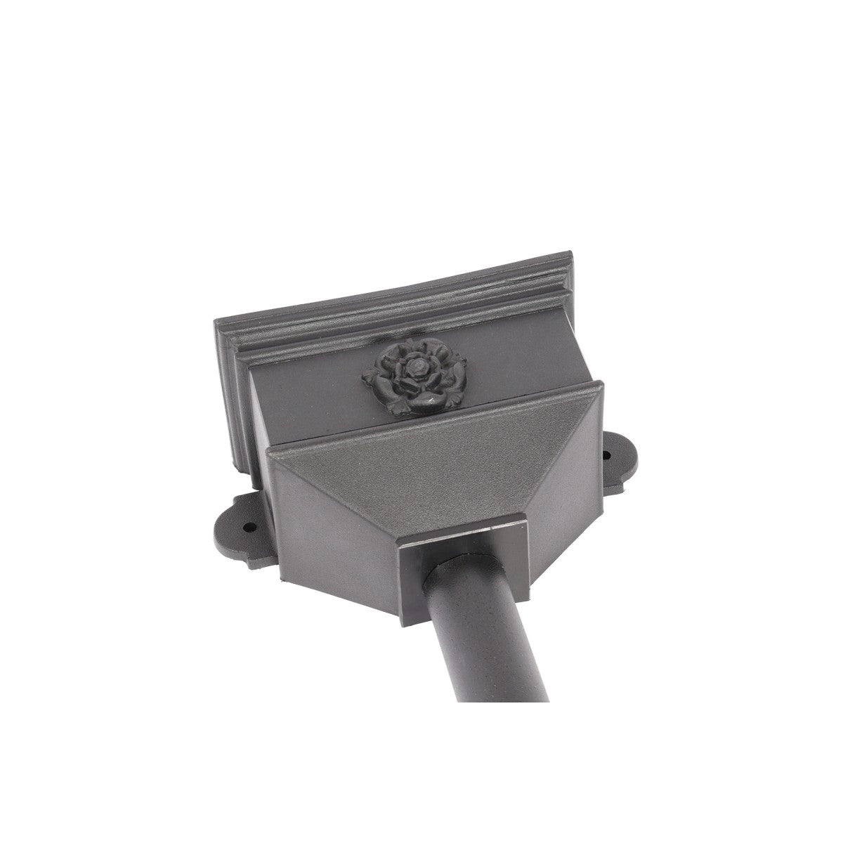 Small Cast Iron Style Rectangular Hopper with Tudor Rose