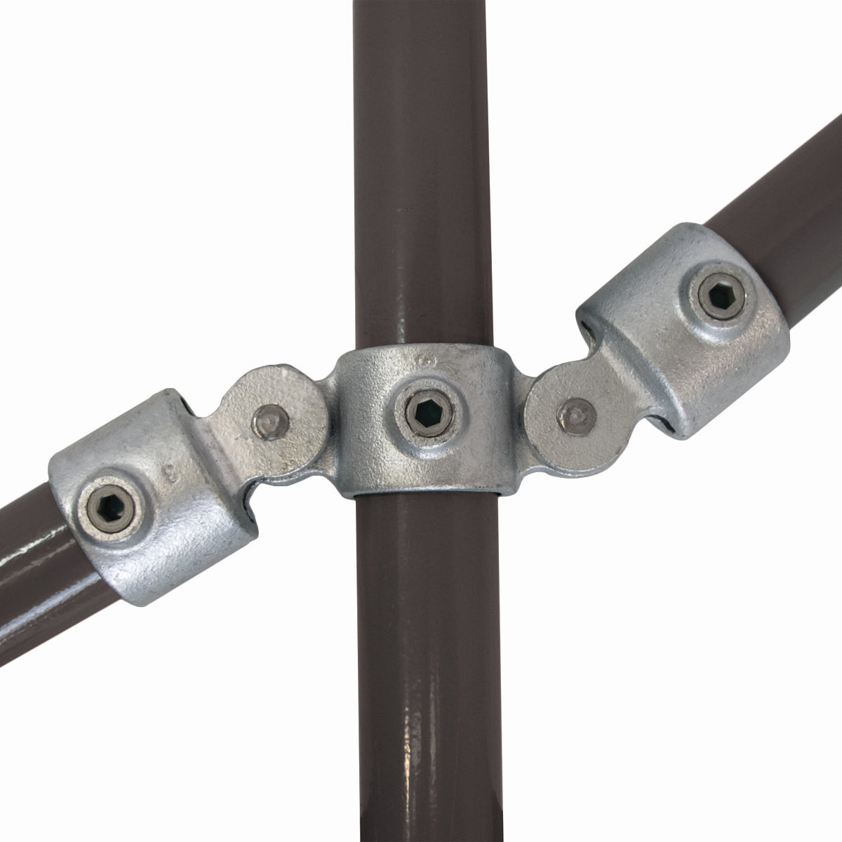 Clamp Fitting 42.4 mm - Double Swivel