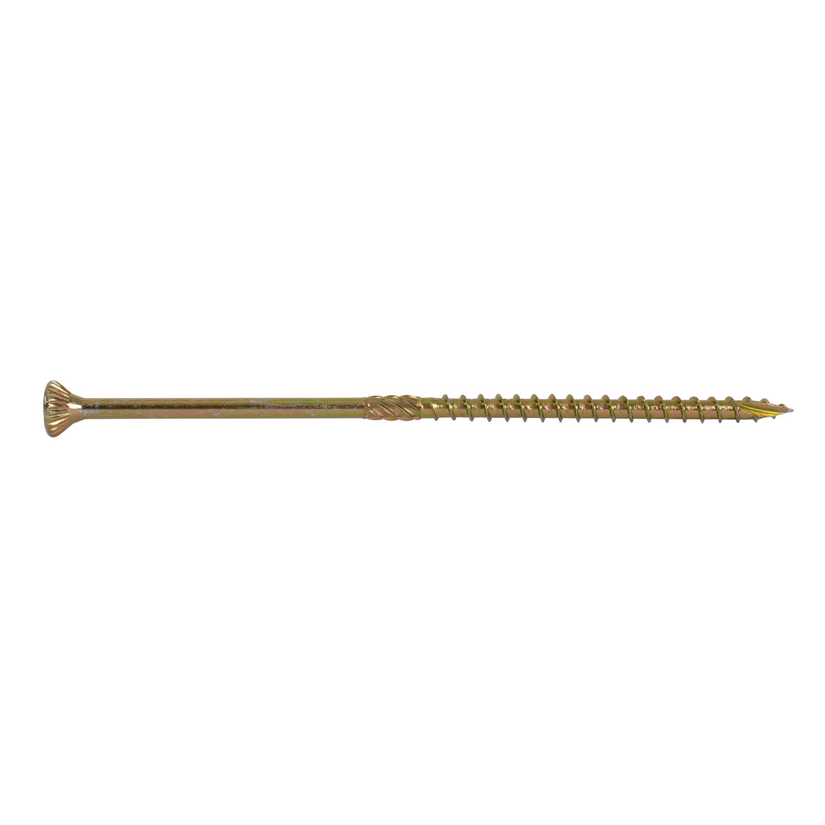 Optimaxx Yellow Pozi Woodscrew - 6 mm x 120 mm
