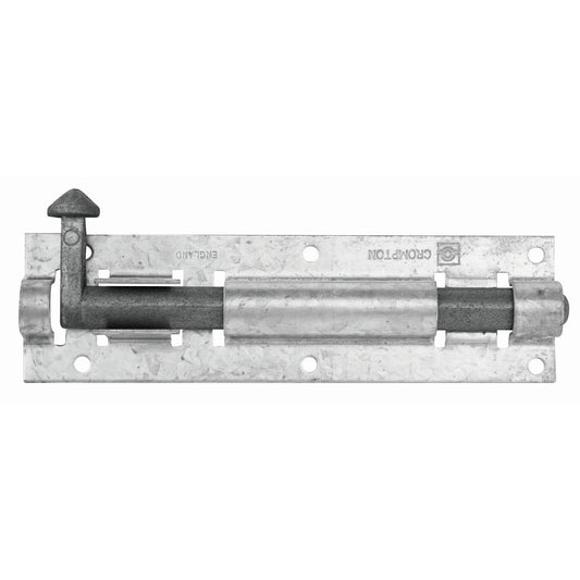 Straight Tower Bolt 203 mm - Zinc
