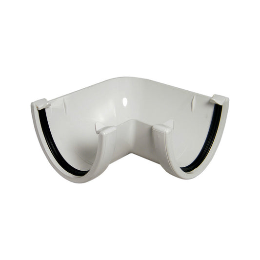 High Capacity Gutter Angle 90° - White