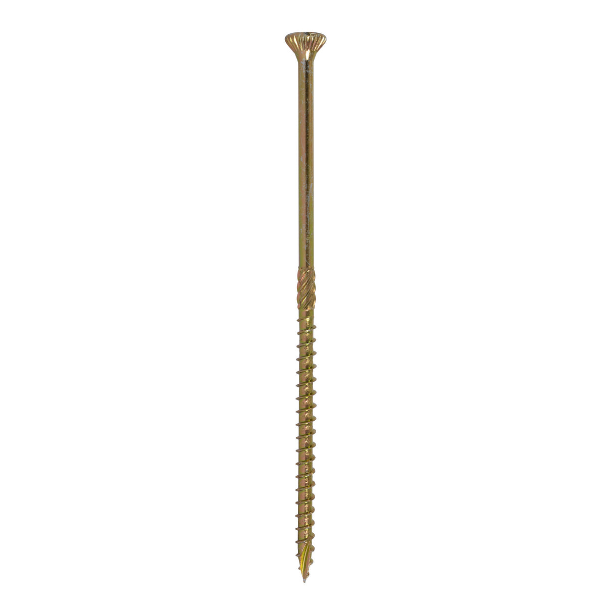 Optimaxx Yellow Pozi Woodscrew - 6 mm x 180 mm