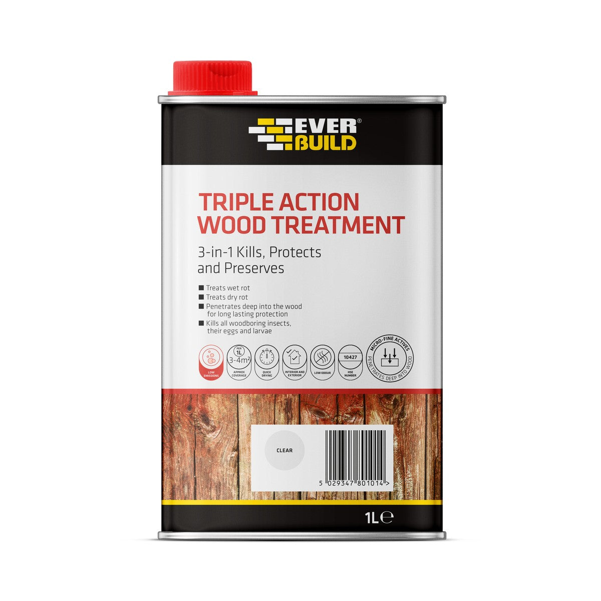 Clear Rot & Woodworm Treatment - 5 l