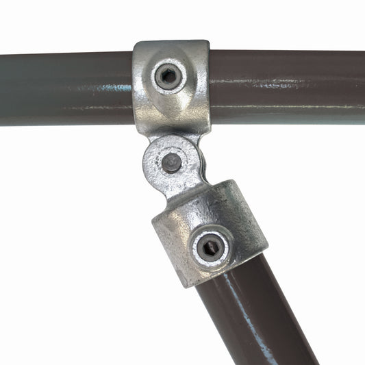 Clamp Fitting 42.4 mm - Single Swivel