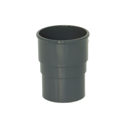 Round Downpipe Socket - Anthracite Grey