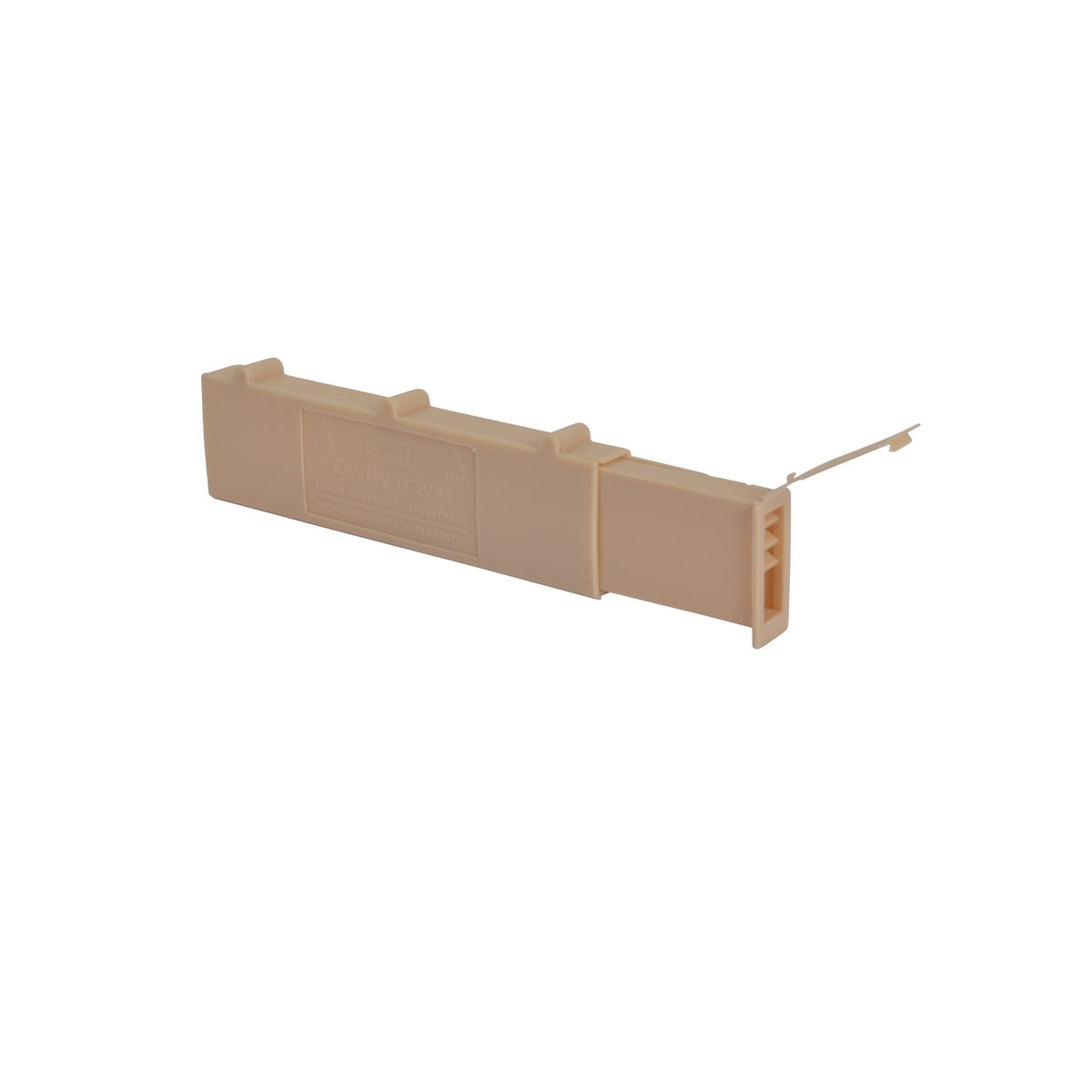 Small Adjustable Telescopic Weep Vent - Buff