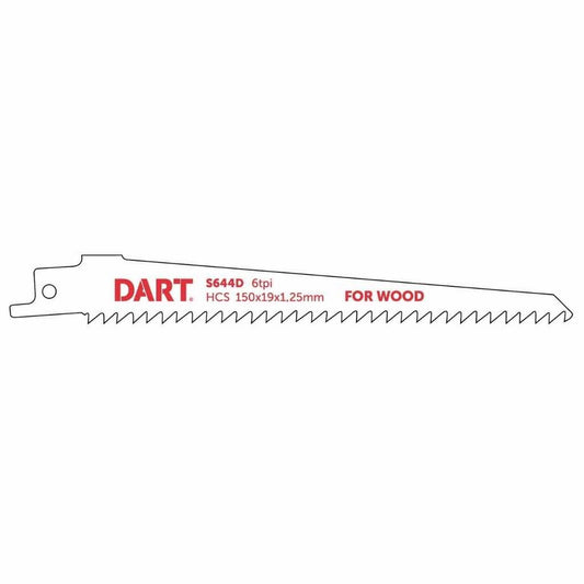 Reciprocating All Wood Cutting Saw Blades - 130 mm 6 TPI