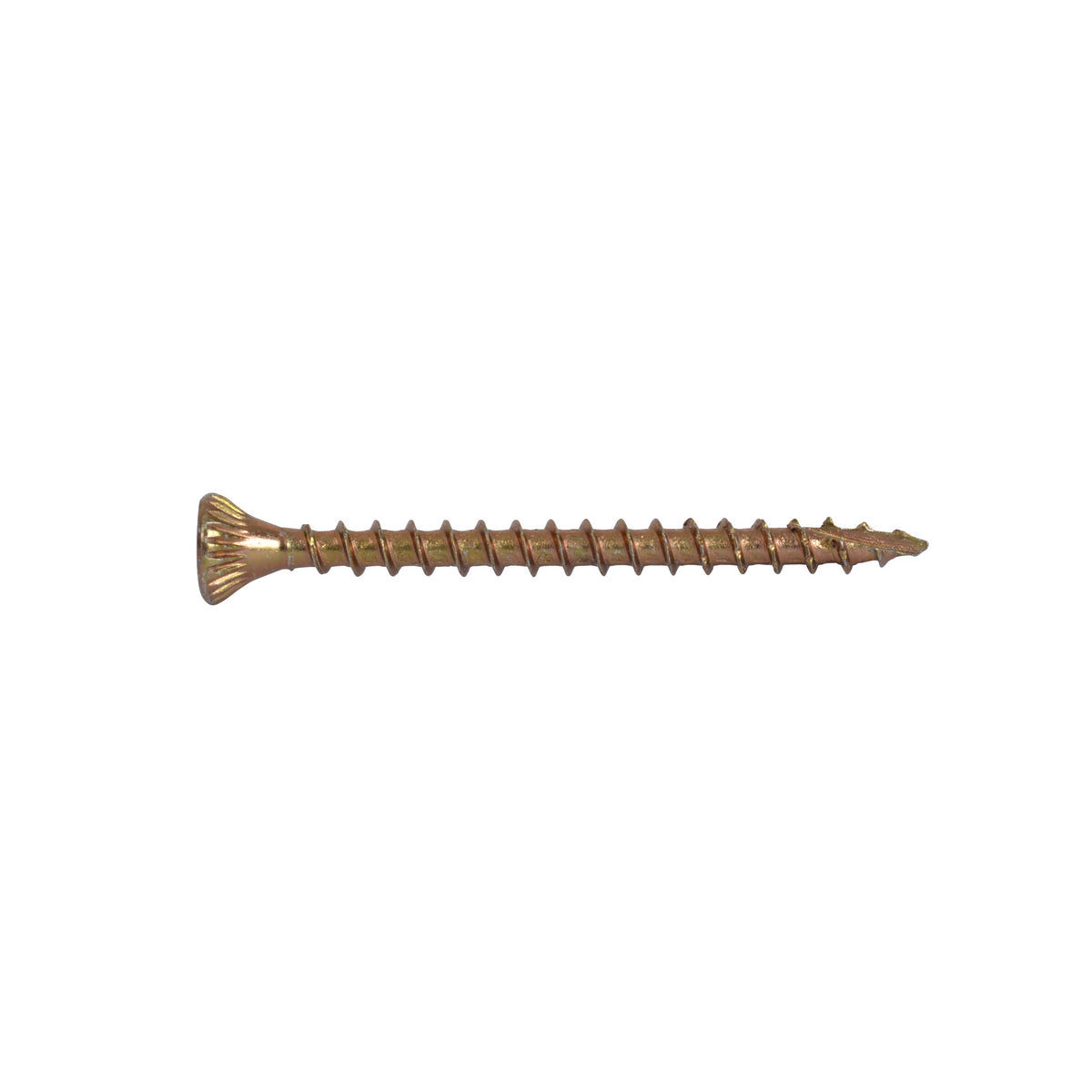 Optimaxx Yellow Pozi Woodscrew - 5 mm x 80 mm