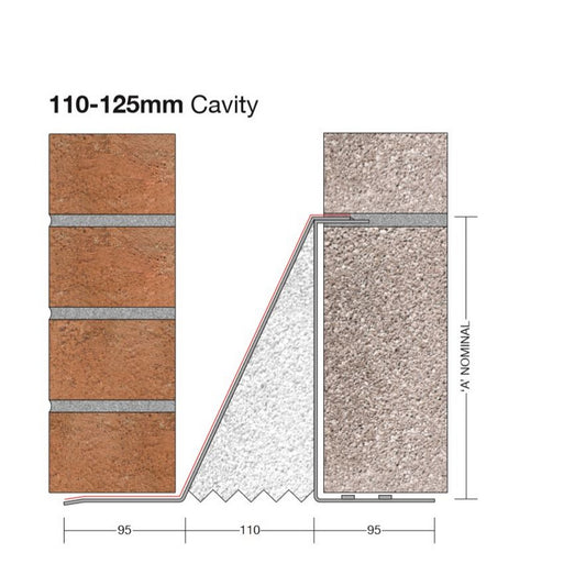 Birtley HD110 Cavity Wall Heavy Duty Lintel 2100 mm