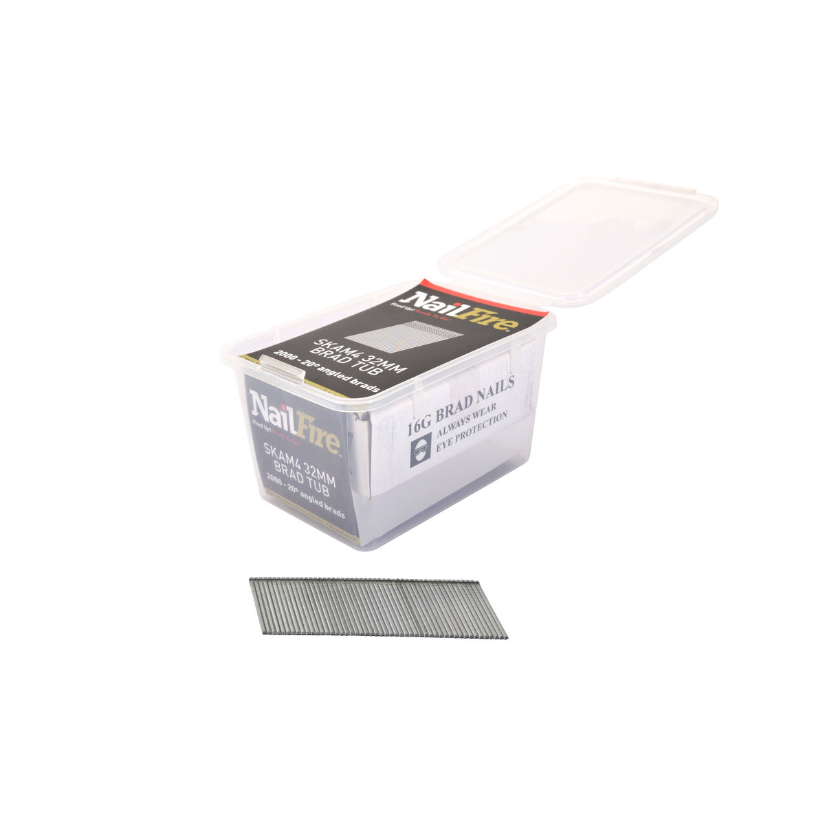 Angled Brads No Gas Galvanised F16 - 32 mm