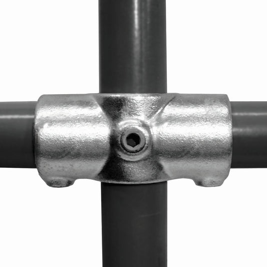 Clamp Fitting 42.4 mm - 2 Socket Cross