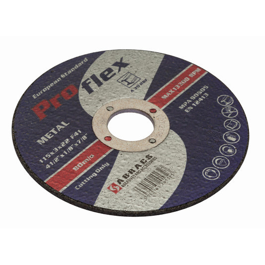 Metal Cutting Discs - 115 mm x 22 mm x 3.2 mm