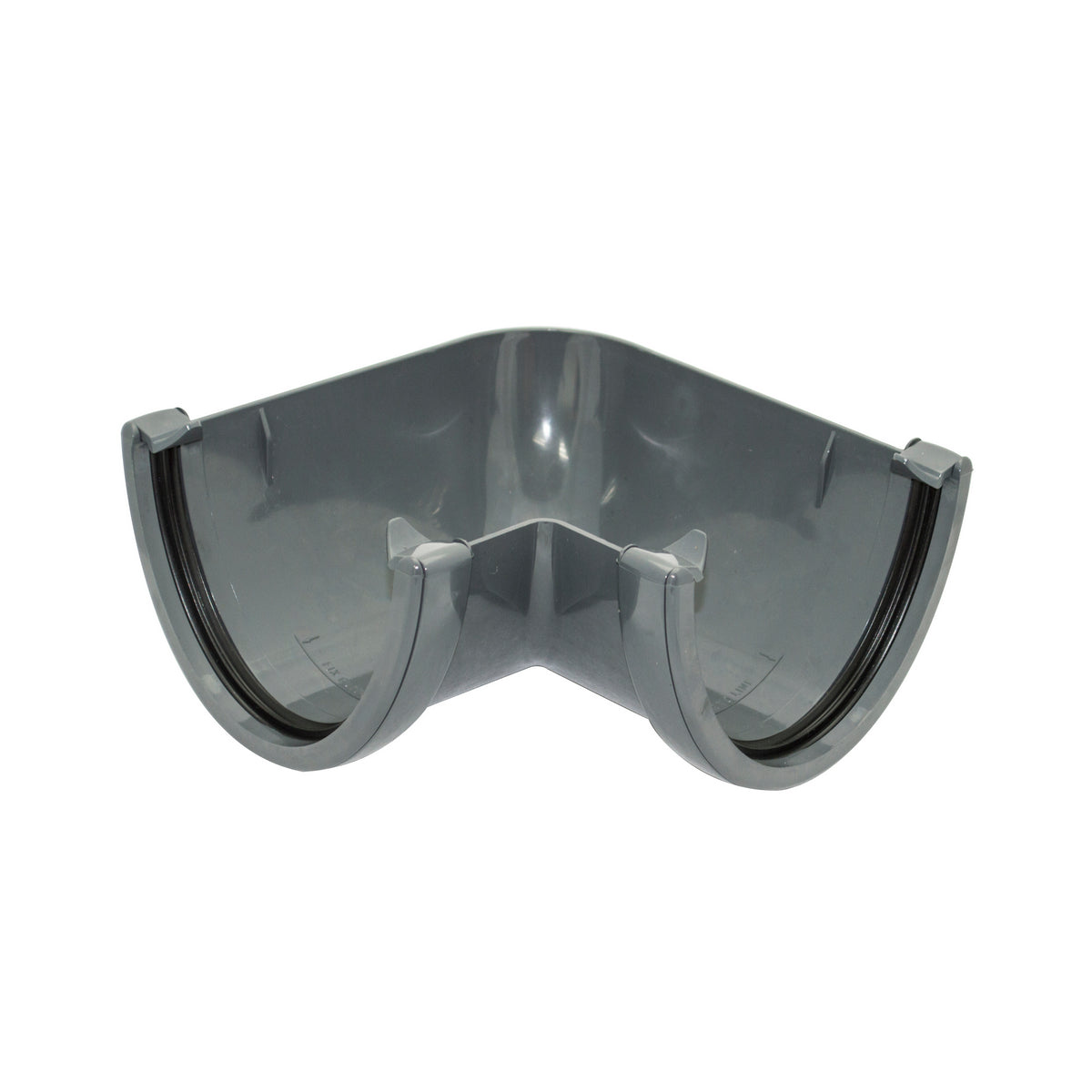 High Capacity Gutter Angle 90° - Anthracite grey