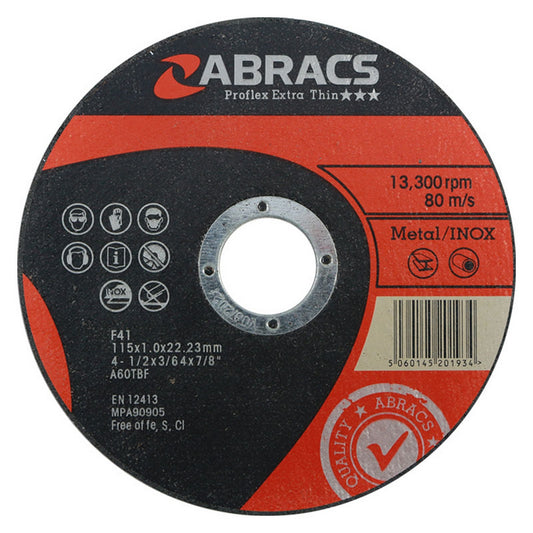 Metal Cutting Discs - 230 mm x 22 mm x 1.9 mm