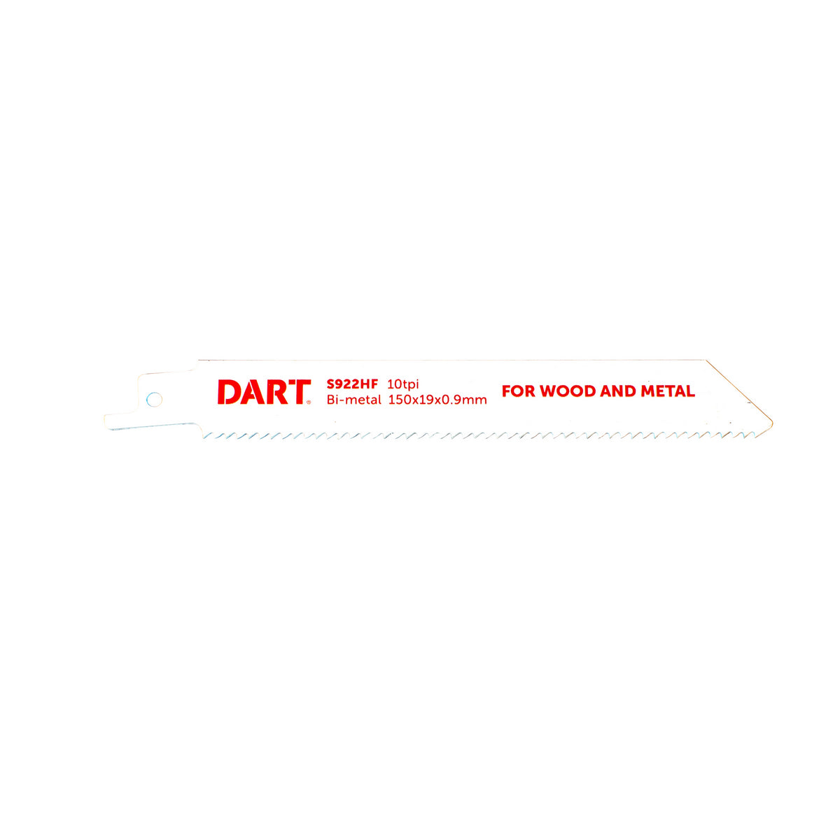Reciprocating Metal Cutting Saw Blades - 10 TPI 150 mm
