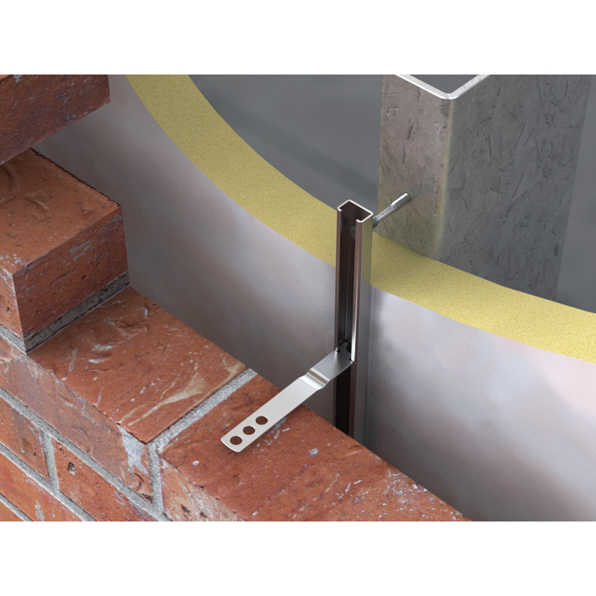 VS9 25/14 150mm St/Steel Channel Tie