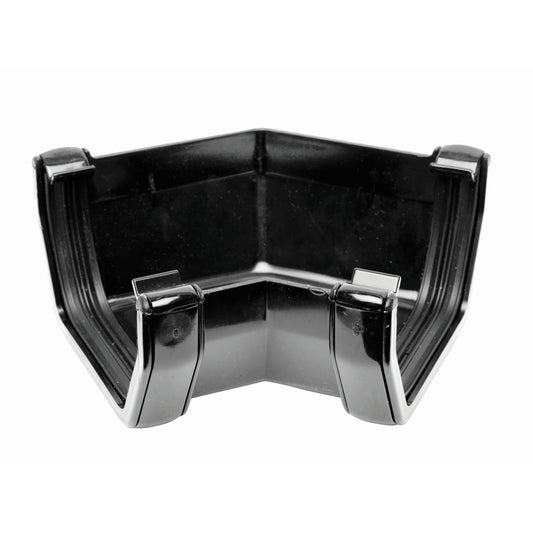 Square Gutter Angle 135° - Black