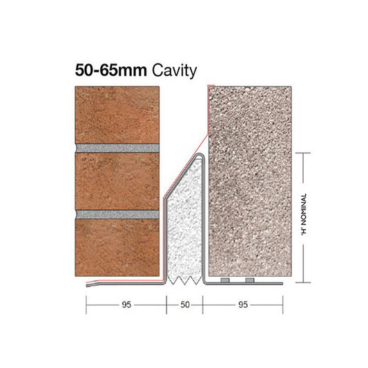 Birtley CB50 Cavity Wall Standard Duty Lintel 0900 mm