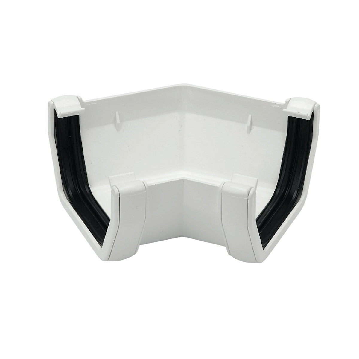 Square Gutter Angle 135° - White
