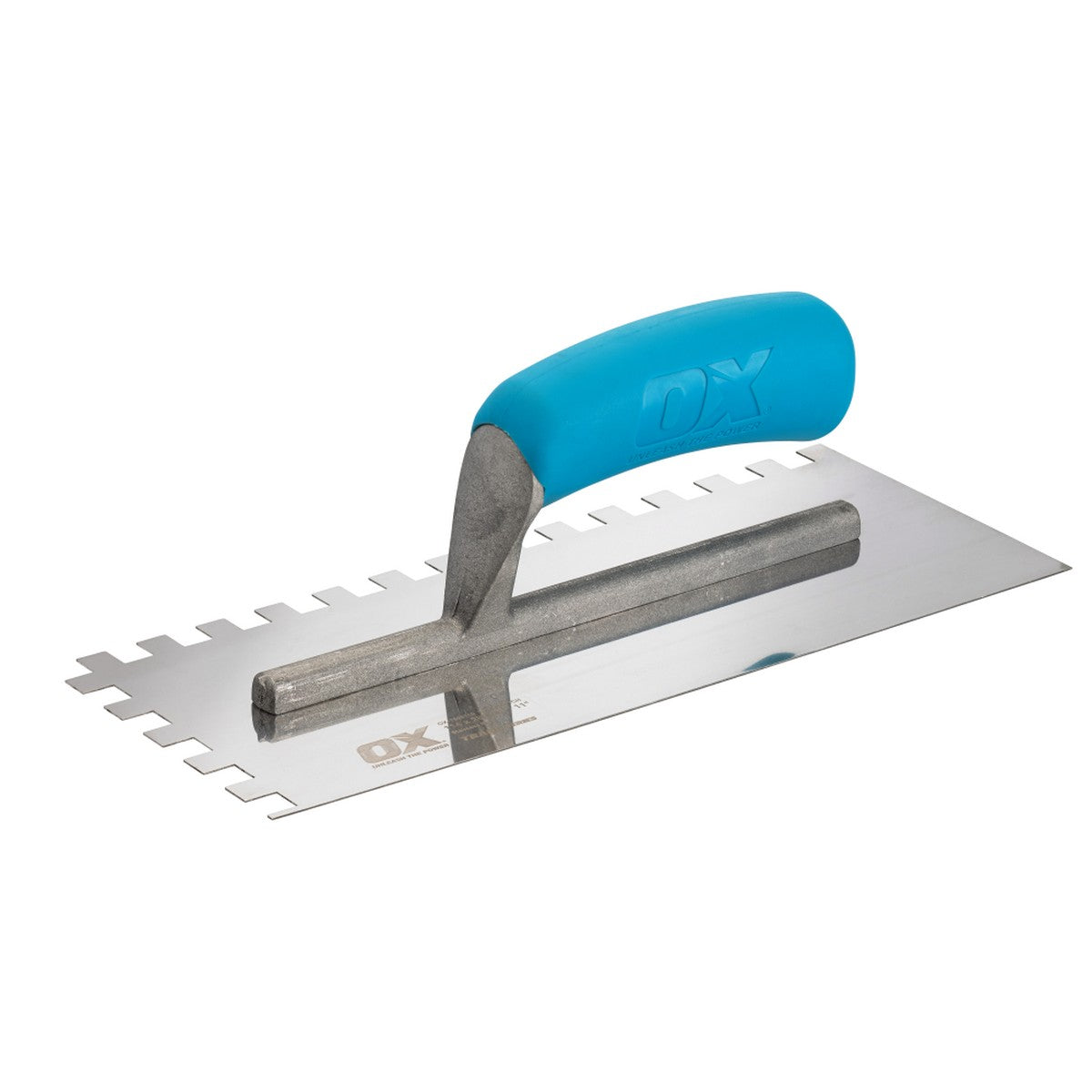 OX Trade Notch Stainless Steel Trowel - 115 mm x 280 mm