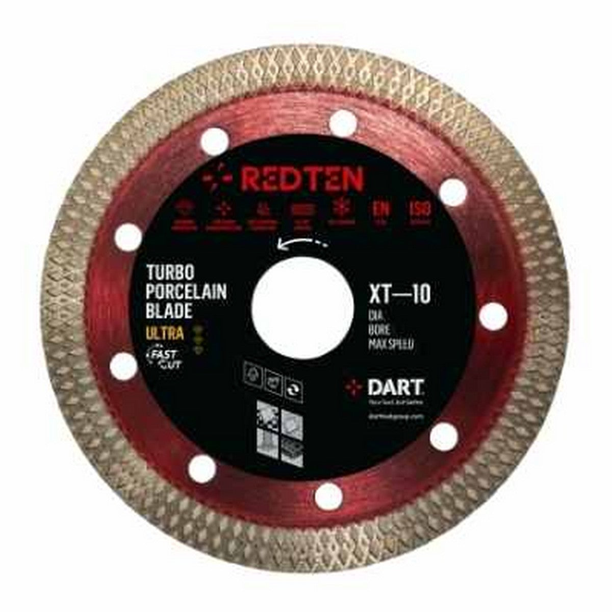 Red Ten ULTRA XT Porcelain Diamond Blade - 115mm x 2.23B