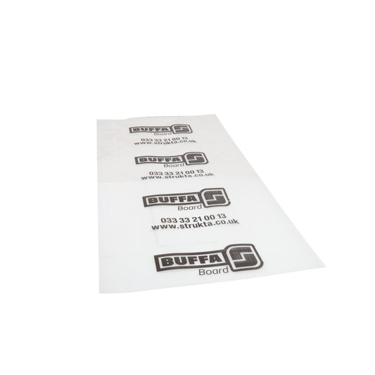 BUFFA Board Flame Retardant  2.4 m x 1.2 m x 2 mm Translucent