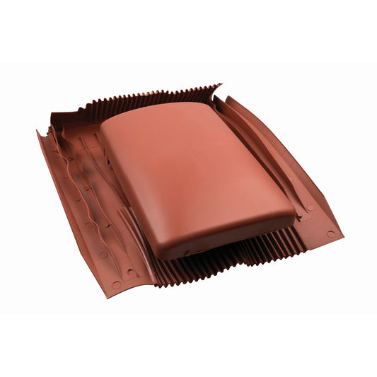 Universal Vent Tile Base & Cap - Antique Red