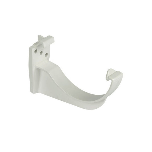 Half Round Fascia Bracket - White