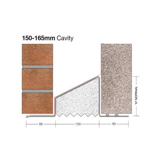 Birtley CB150 Cavity Wall Standard Duty Lintel 0900 mm