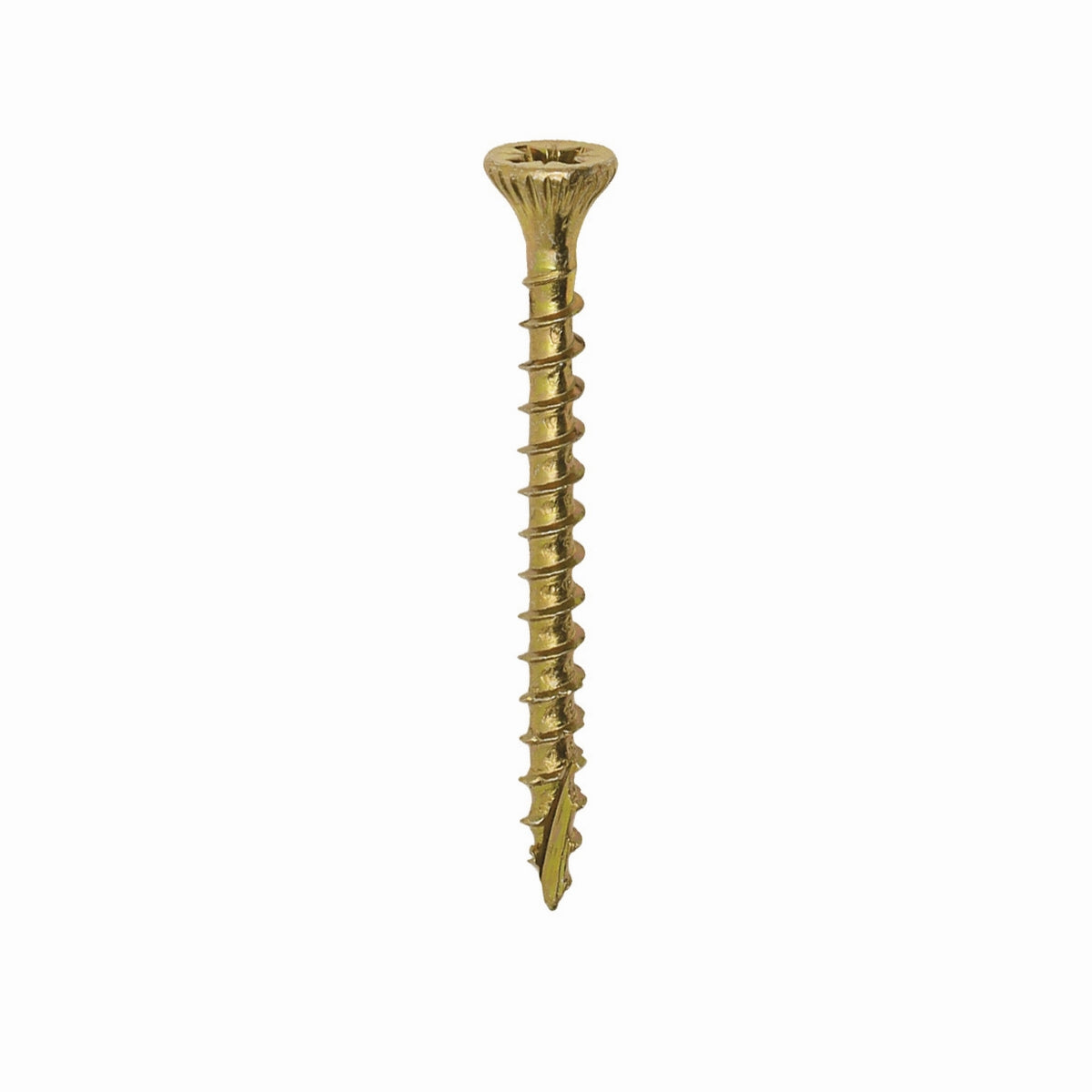 Optimaxx Yellow Pozi Woodscrew - 3.5 mm x 40 mm