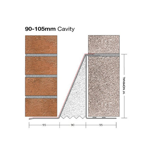 Birtley HD90 Cavity Wall Heavy Duty Lintel 0900 mm